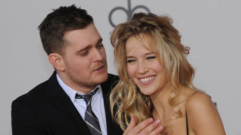 Michael with his now wife Luisana Lopilato