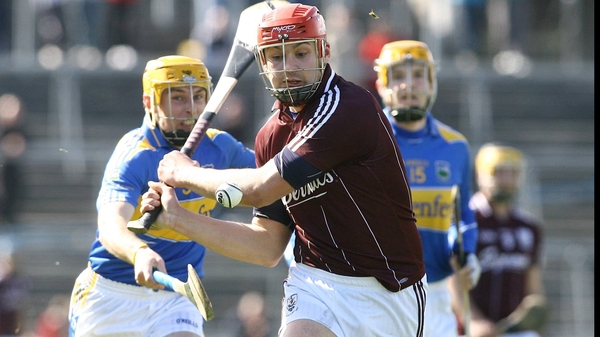 Tipp top - Galway's Iarla Tannian gets his shot away but Tipperary proved too strong for the Tribesmen