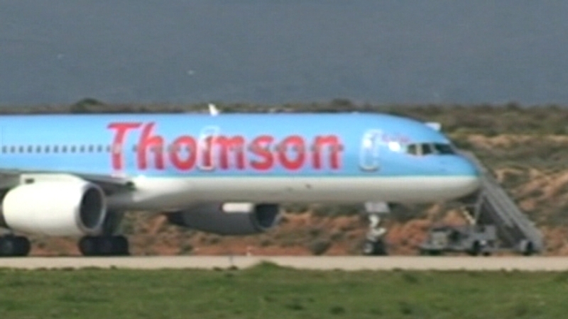 Thomson Airways plane - All passengers and crew said to be safe