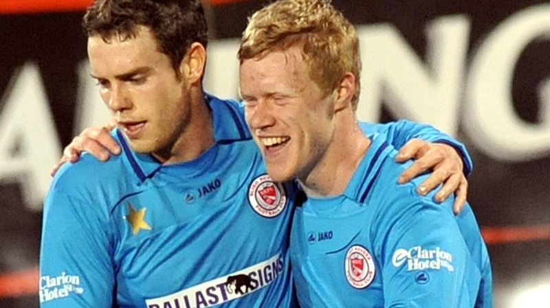 Dream start - Daryl Horgan (right) scored on his debut for Rovers as Paul Cook's side qualified for the Setanta Sports Cup semi-finals