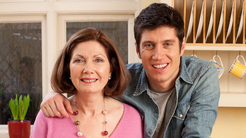 TV presenter Vernon Kay and his mum Gladys