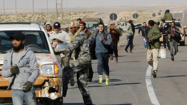 Libya - Rebels are trying to take control of Brega