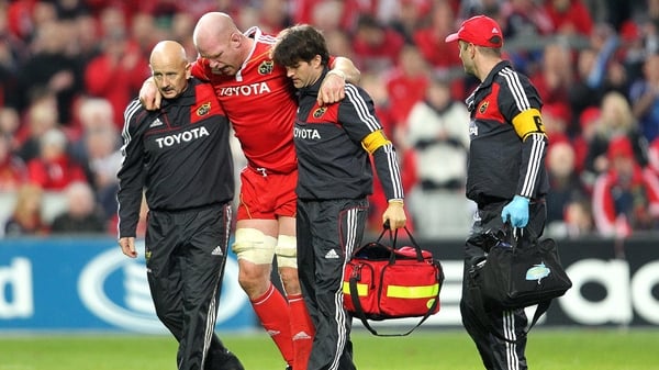 O'Connell - Leaving the field against Leinster