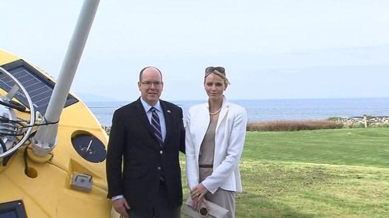 Prince Albert II - Visit to the Marine Institute in Co Galway