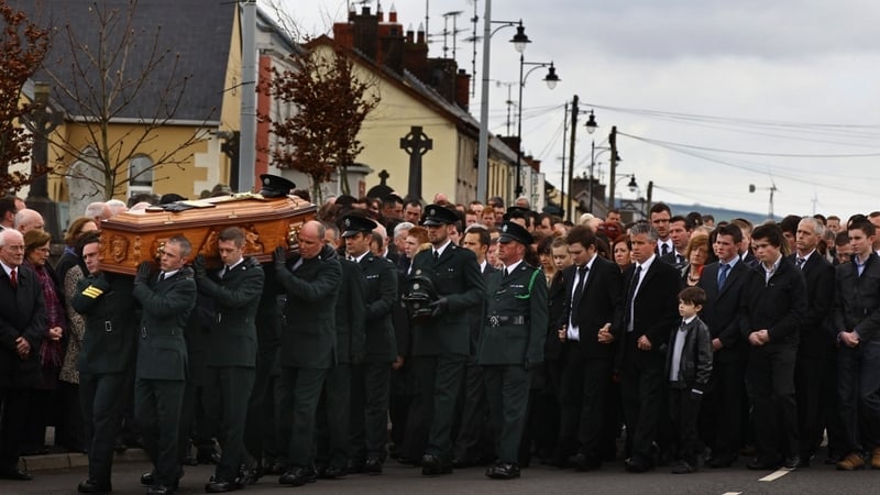 Funeral - Took place in the village of Beragh, Co Tyrone