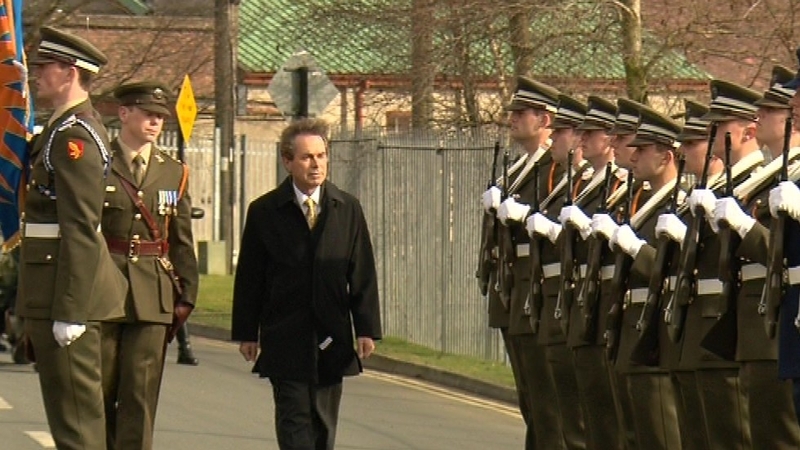 Alan Shatter said four army barracks will shut on 30 March