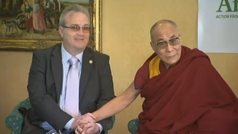 Richard Moore &amp; Dalai Lama - First Irish visit in 20 years