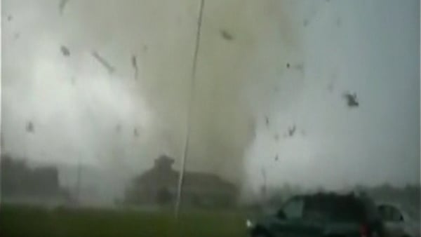 North Carolina - Tornado hits the US city of Wilson