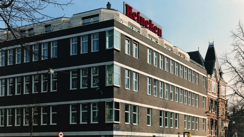 Heineken headquarters - profits boosted by better beer sales in Africa and Middle East