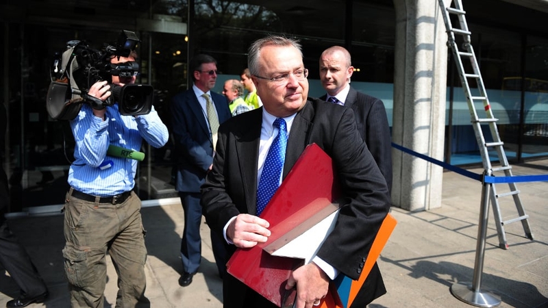 Anglo Irish Bank - Mike Aynsley grabbed the logo for himself