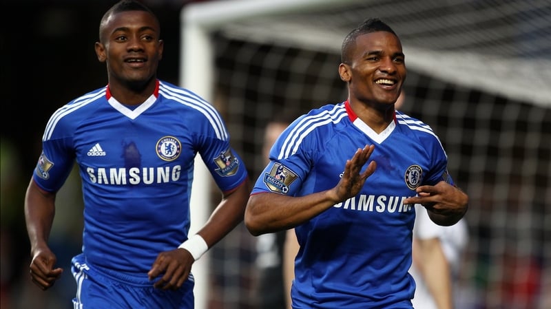Florent Malouda (right) - Keen to see Guus Hiddink return to Stamford Bridge