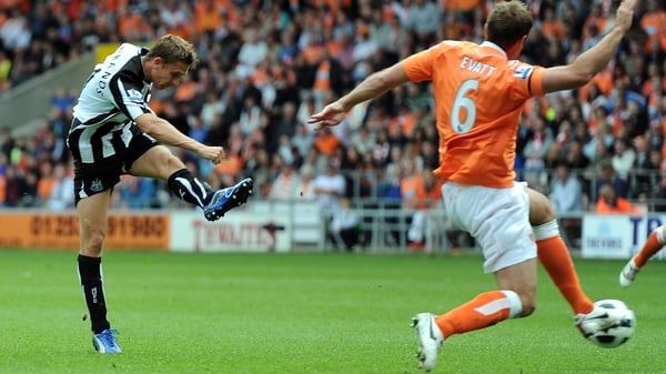 Peter Lovenkrands - The Newcastle striker put the away side ahead but Blackpool salvaged a point with a goal from DJ Campbell