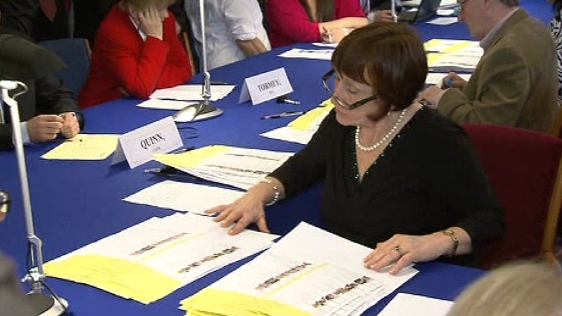Leinster House - Counting of votes is continuing this afternoon