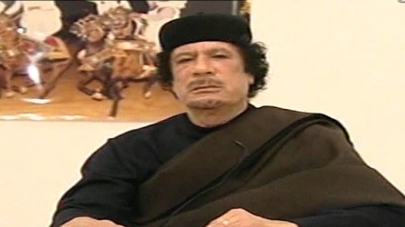 Muammar Gaddafi - Audio speech broadcast late last night