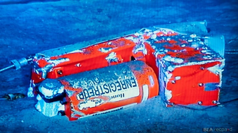 Air France - Audio recorder recovered - (Credit: BEA)