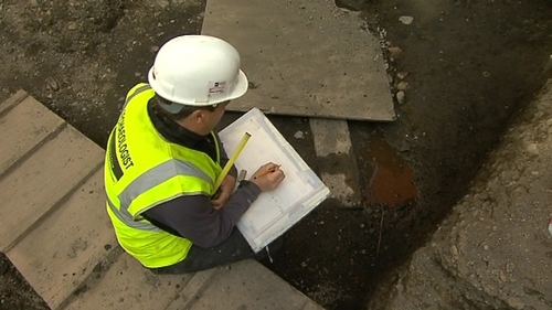 Excavations carried out at Meeting House Square