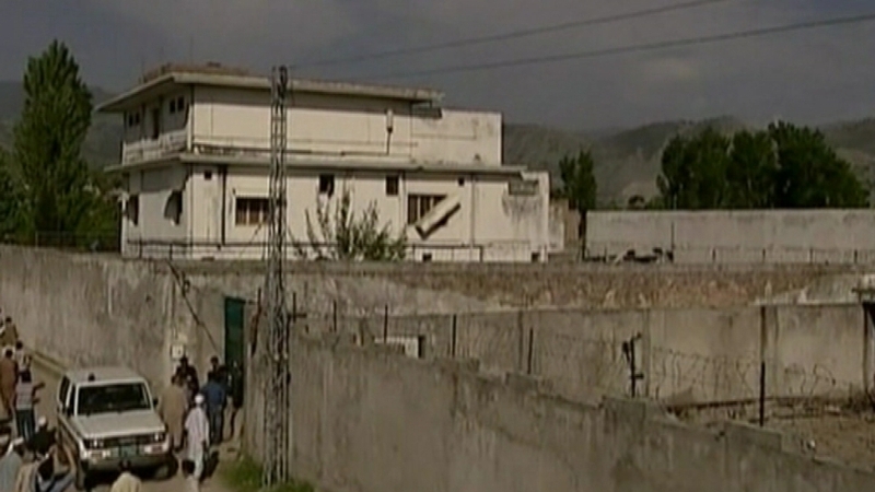 The compound in Abbottabad