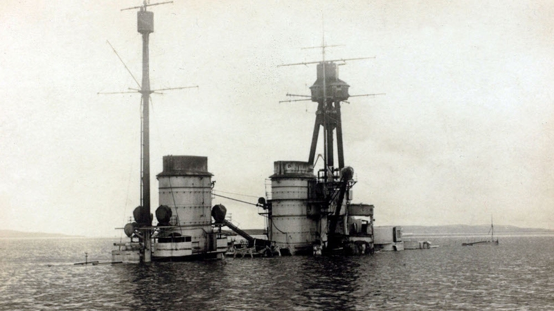 Scapa Flow - Claude Choules witnessed the scuttling of the German fleet in 1919