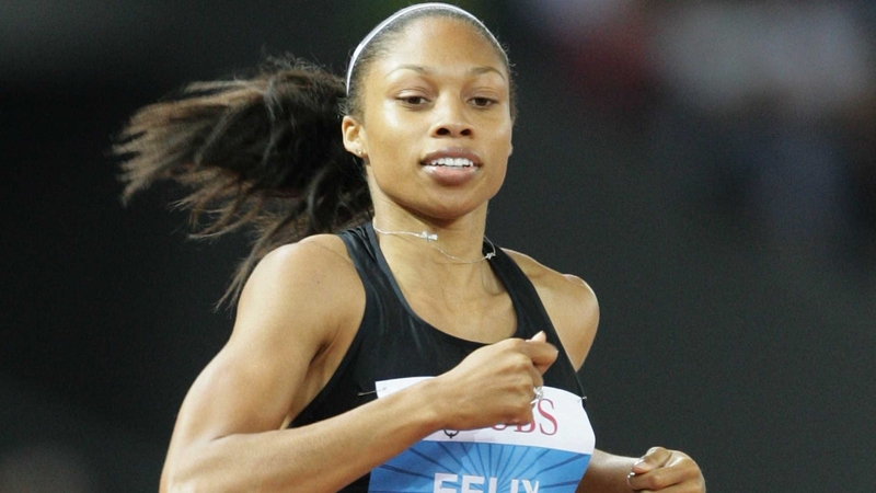 Allyson Felix was one of the biggest names competing in Doha