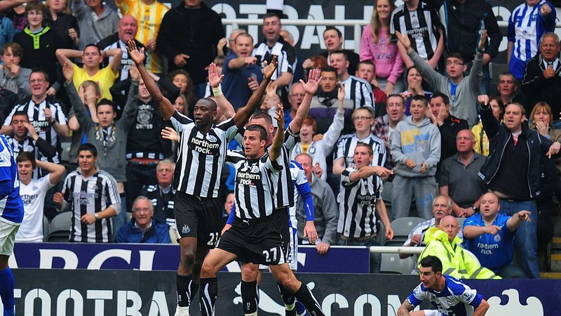 Penalty appeal - Newcastle United won a first-half penalty which left Birmingham without Liam Ridgewell for a large part of the game