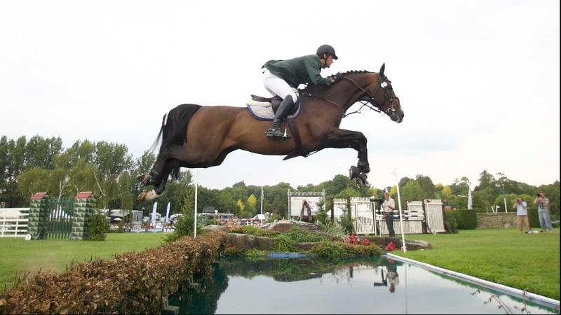 Billy Tmomey - won his first Champions Tour Grand Prix, on Je t'Aime Flamenco.