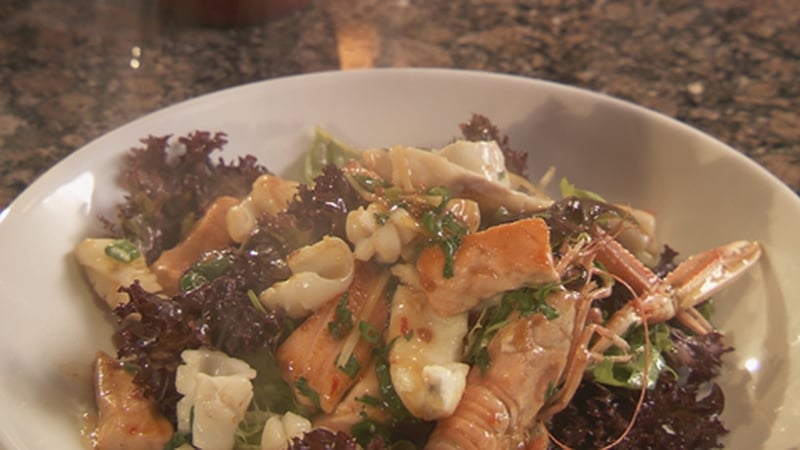 Martin Shanahan's Warm Chilli Seafood Salad