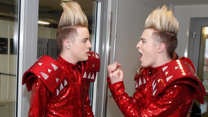 Jedward - Boys working hard ahead of tonight's semi-finals
