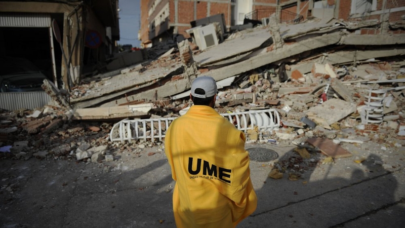 Lorca - Several buildings have collapsed in the town