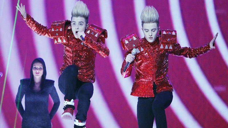 Jedward - Twins stole the show