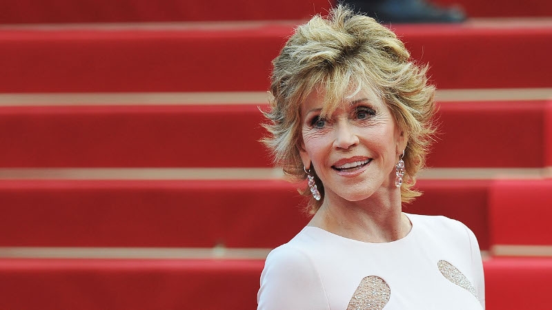 Jane Fonda, 73, stole the limelight on the red carpet