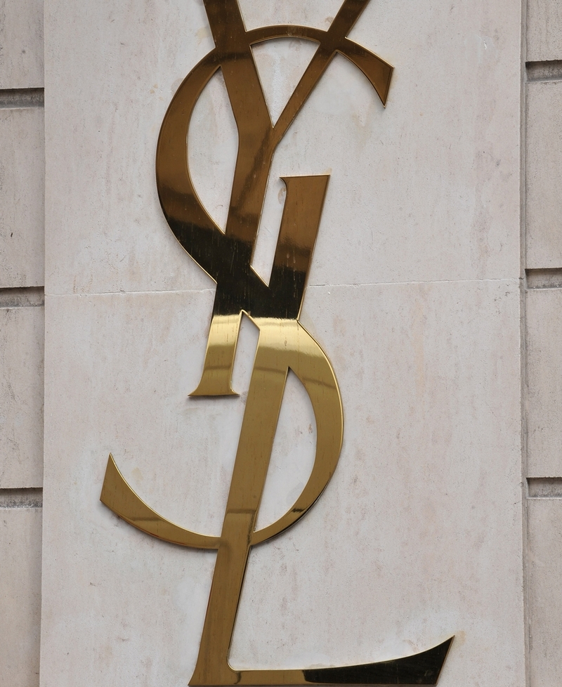 Yves Saint Laurent's unmistakable logo