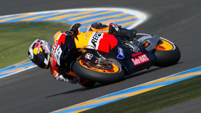 A crowd of 155,400 cheered Casey Stoner home at the the Masaryk Circuit in Brno