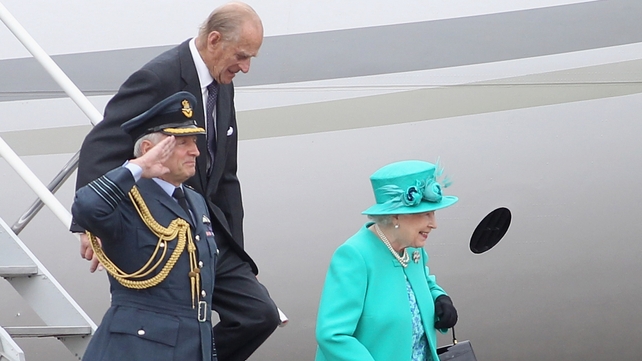 Queen Elizabeth II and the Duke of Edinburgh arrived for four-day State visit on 17 May 2011