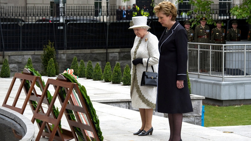 Queen Elizabeth II - Laid a wreath at Garden of Rememrance