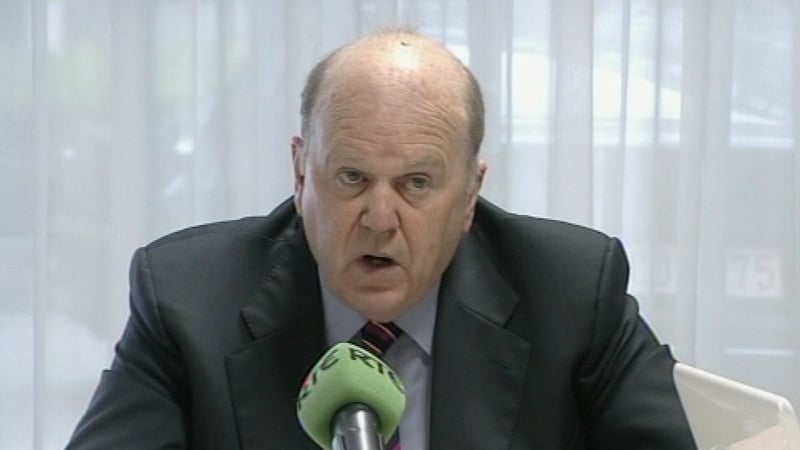 Michael Noonan - Outlined plan to RTÉ News