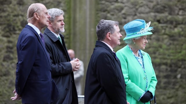 The royal couple visited the Rock of Cashel on the final day of the visit and were accompanied by Brendan Howlin and Dr Eugene Keane