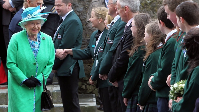 Students from Cashel Community School got the royal seal of approval