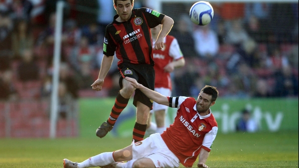 Robert Bayly of Bohs with Stephen Bradley of Pat's