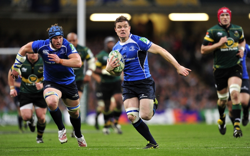 Brian O'Driscol and Sean O'Brien - both men are fit for Leinster's Magners League Grand Final outing