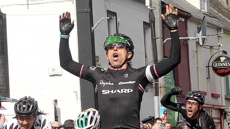 Dean Downing - Winning stage one of the Rás 2011