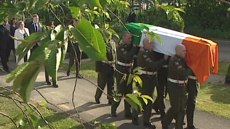Dr Garret Fitzgerald - Laid to rest in Shanganagh Cemetery