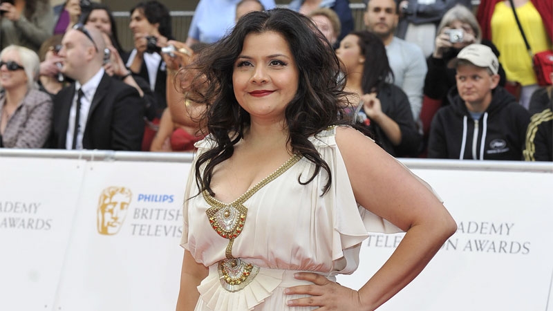 Nina Wadia - one of the Eastenders stars who picked up the award for Best Continuing Drama