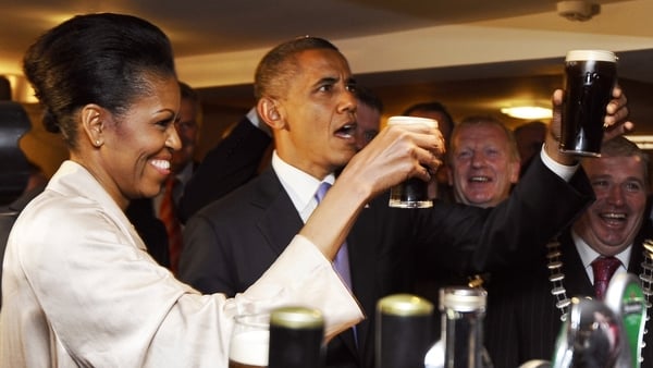 Barack Obama and his wife Michelle visited Ireland in May 2011 which included a visit to his ancestral home in Moneygall, Co Offaly