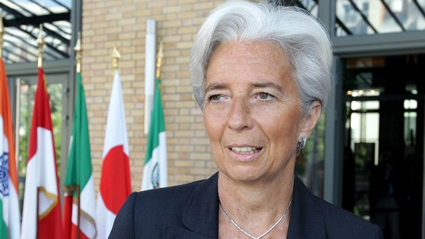 Christine Lagarde - G8 leaders all back French Finance Minister