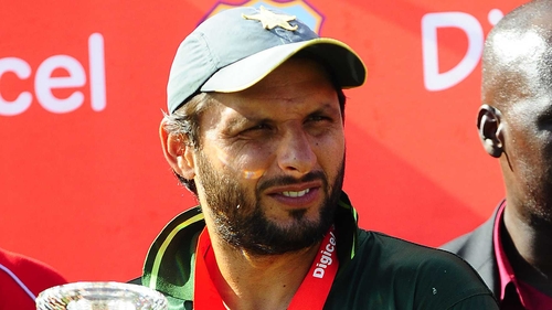 Shahid Afridi - a notable absentee from this weekend's one day internationals at Stormont