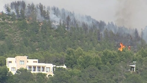 Ibiza wildfires - Firefighters are battling blaze on island
