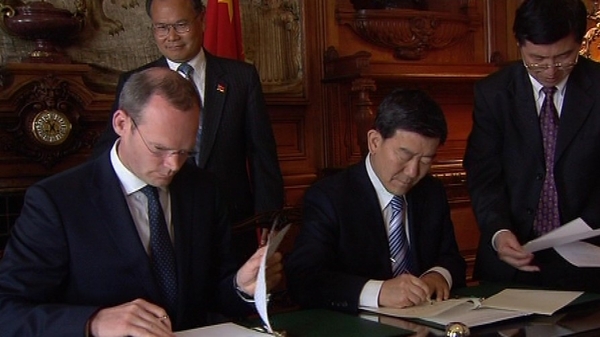 Simon Coveney - Plans to build on relationship with Chinese counterpart