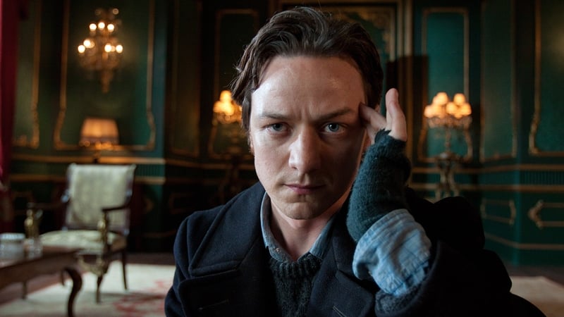 James McAvoy as Charles Xavier - "I just know this hair is going to fall out"