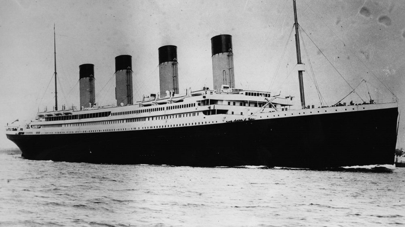 The Titanic sank when it struck an iceberg on its maiden voyage in 1912