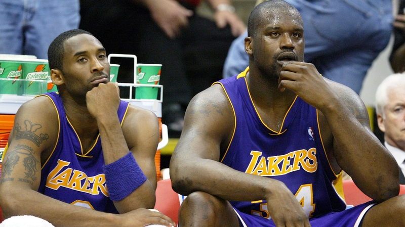 Shaquille O'Neal - The NBA legend, pictured here with former LA Lakers team-mate Kobe Bryant (left), has called time on a 19-year professional career